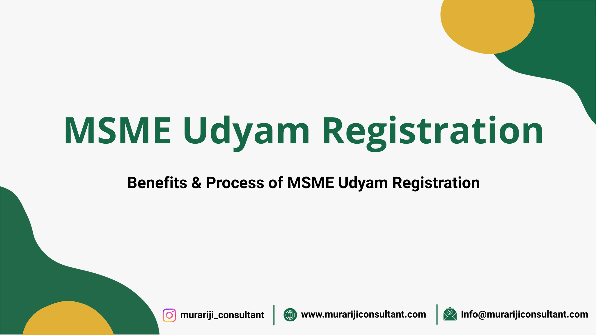 MSME Udyam Registration